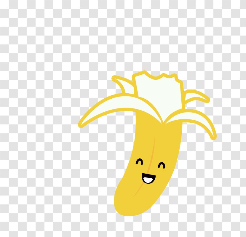 Drawing Cartoon Illustration - Material - Poke Banana Transparent PNG