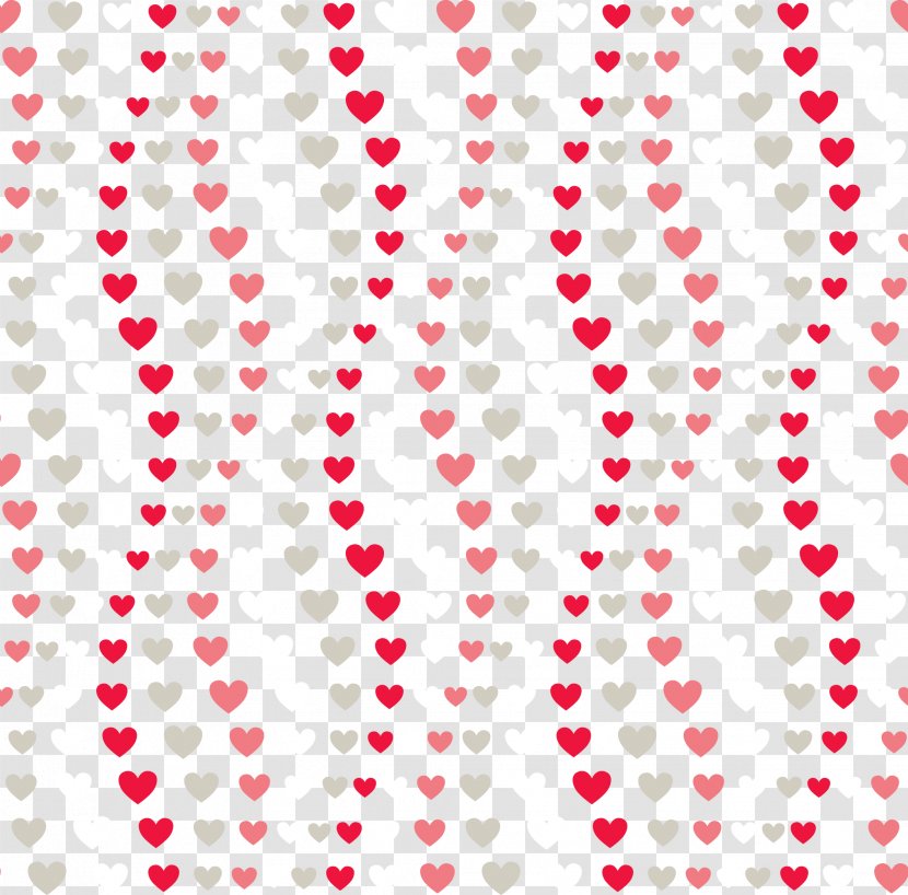 Heart Euclidean Vector Pattern - Point - Heart-shaped Curve Background Transparent PNG