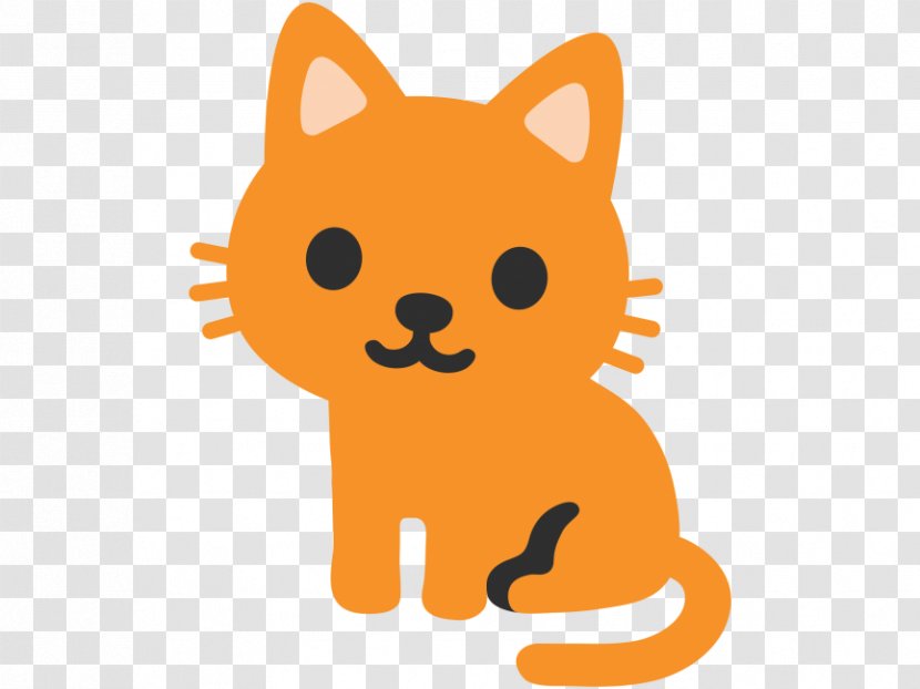 Cat Emoji Android Oreo Nougat Transparent PNG