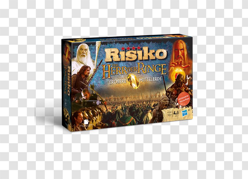 Risk The Lord Of Rings: Battle For Middle-earth Board Game - Germanstyle - Rings Transparent PNG