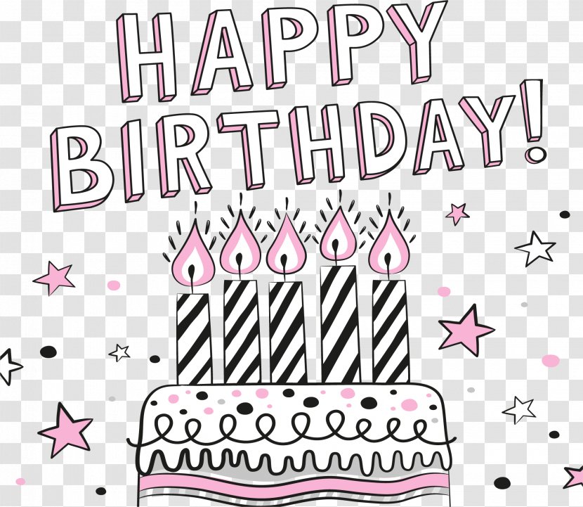 Birthday Cake Happy To You - Party Supply - Lovely Transparent PNG
