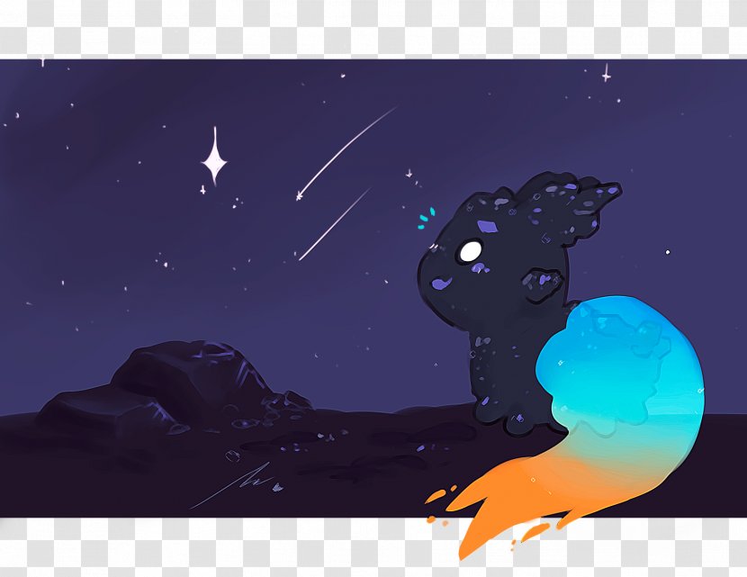 Desktop Wallpaper Cartoon Computer Geology - Moon - Sky Full Of Stars Transparent PNG