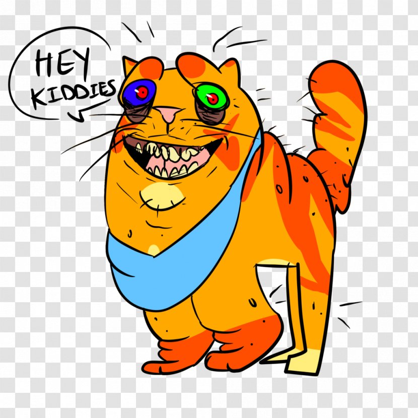 Cat Character Cartoon Clip Art - Organism - Oh My God Transparent PNG