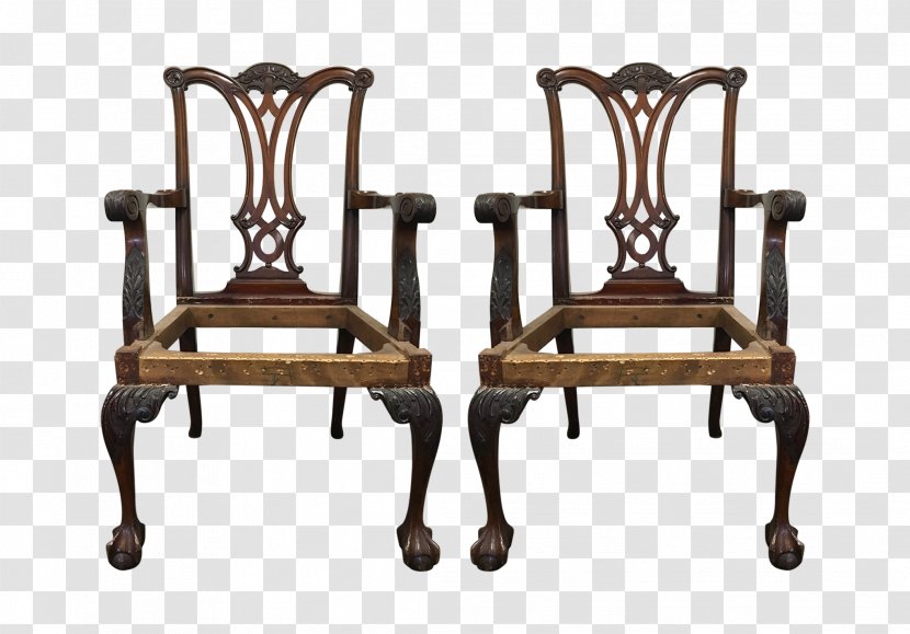 Table Wing Chair Antique Furniture Transparent PNG