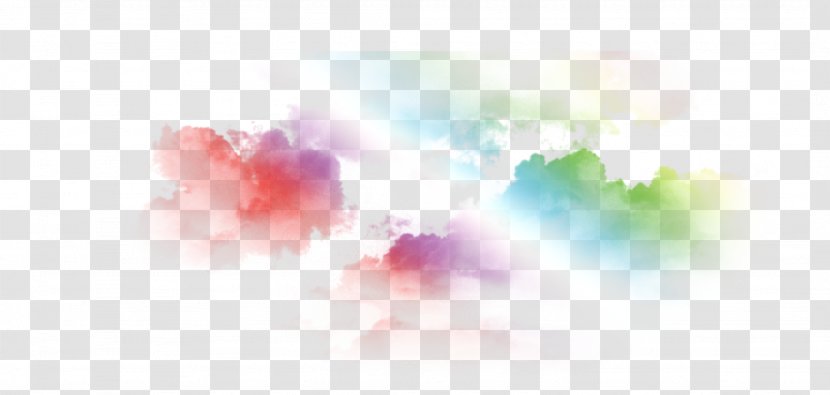 Graphic Design Petal Pattern - Colored Cloud Material Transparent PNG