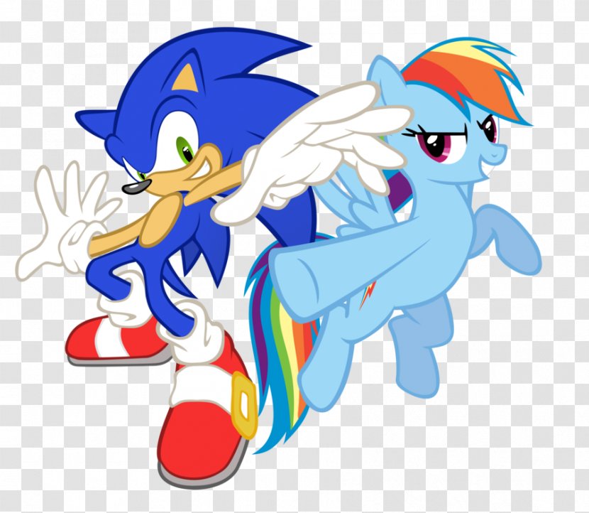 Sonic The Hedgehog Rainbow Dash Applejack Pinkie Pie - Tree Transparent PNG