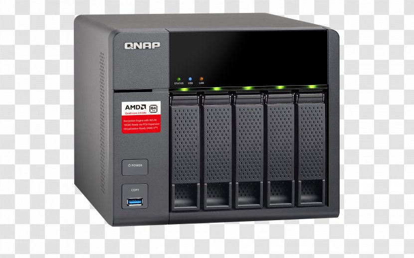 QNAP TS-563 TS-431X-2G Disk Array TS-531P Amazon.com - Technology - Annapurna Labs Transparent PNG