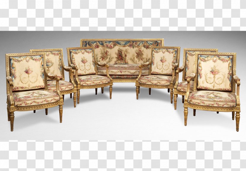 Loveseat Chair Antique Transparent PNG