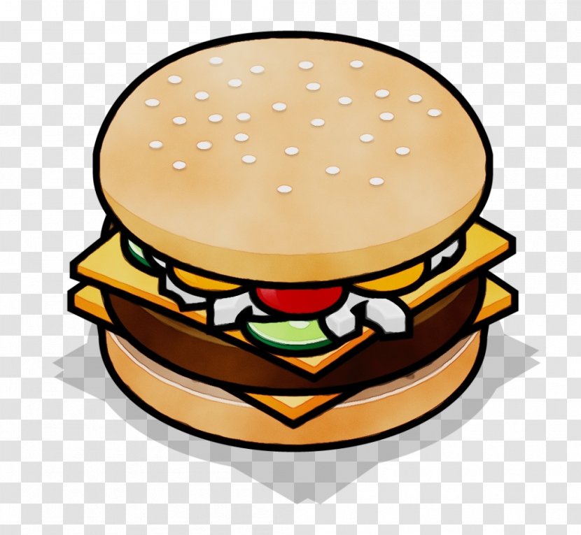 Hamburger - Kids Meal - Baked Goods American Cheese Transparent PNG