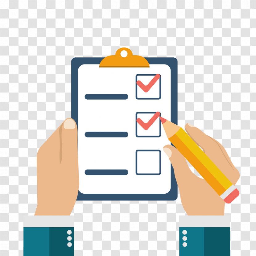Questionnaire Checklist Survey Methodology - Hand Transparent PNG