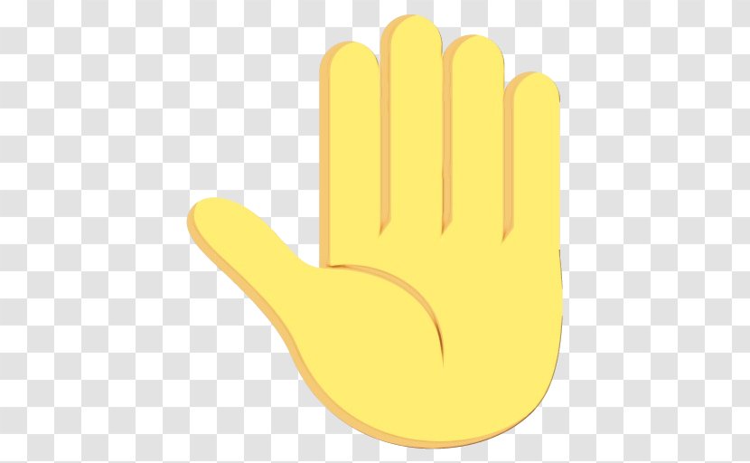 Thumb Yellow - Finger - Safety Glove Gesture Transparent PNG