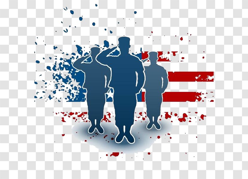 United States Soldier Salute Veteran Military - Army - Saluting Soldiers Transparent PNG