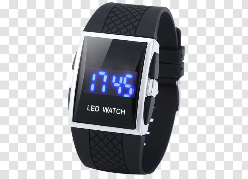 Watch Digital Clock Wrist Light-emitting Diode - Heart - Led Transparent PNG