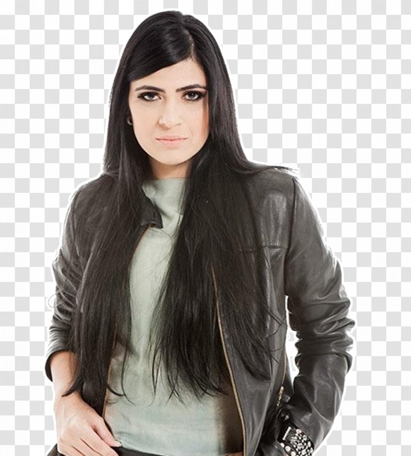 Fernanda Brum Liberta-me Tu Me Amas Meu Bem Maior Leather Jacket - Long Hair - s Transparent PNG