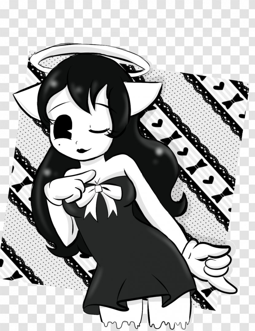 Bendy And The Ink Machine Drawing Fan Art TheMeatly Games - Frame - Alice Feet Transparent PNG