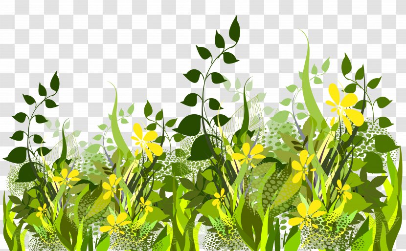 Clip Art - Grass Decoration Clipart Image Transparent PNG