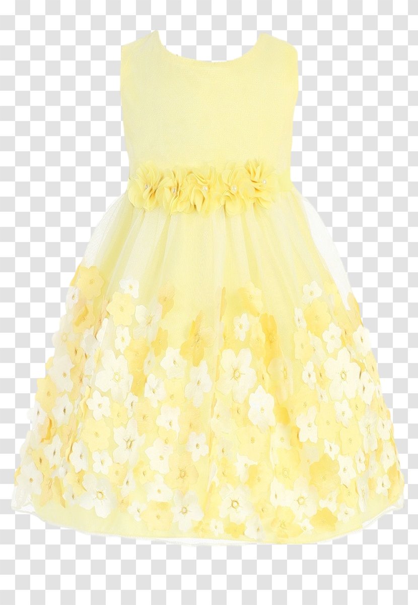 Clothing Dress Day Yellow Cocktail - Paint - Lace Aline Transparent PNG