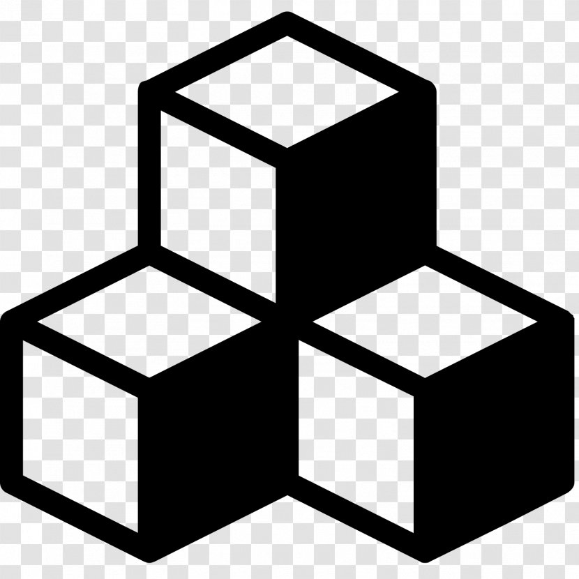 Sugar Cubes - Symbol - Monochrome Photography Transparent PNG