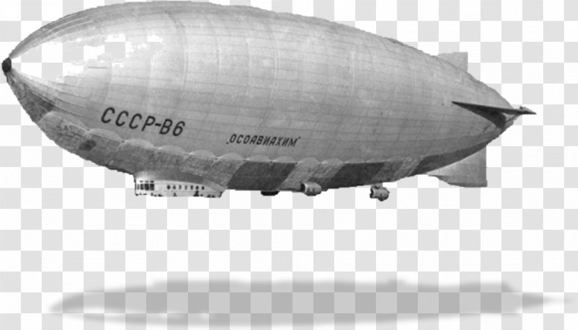 Zeppelin Rigid Airship SSSR-V6 OSOAVIAKhIM Blimp - Flight - Aerospace Engineering Transparent PNG