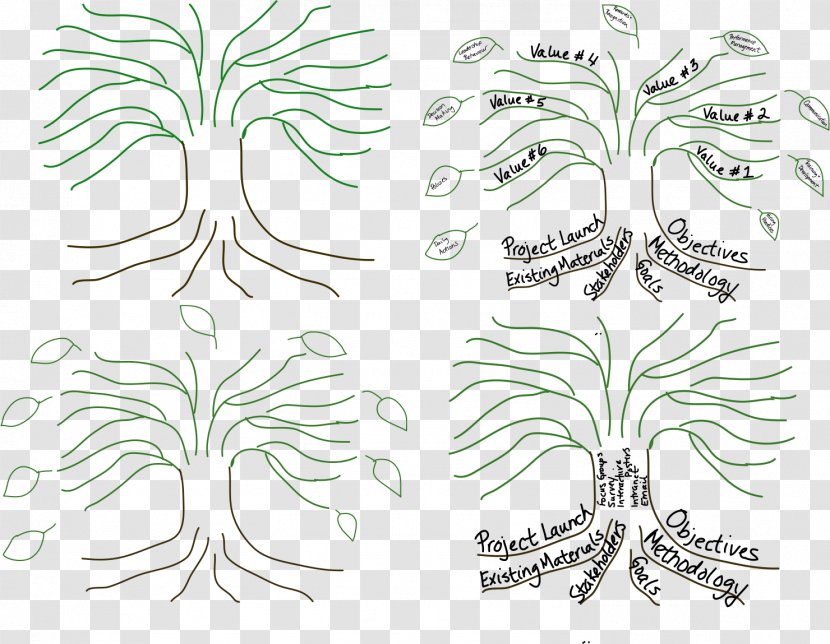 Leaf Line Art Black & White - Plant Stem - M Visual Arts IllustrationTree Layer Transparent PNG