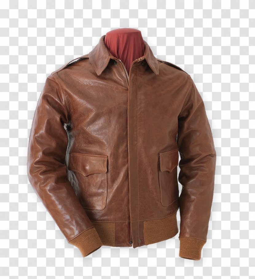 Leather Jacket Clothing A-2 - Sportswear Transparent PNG