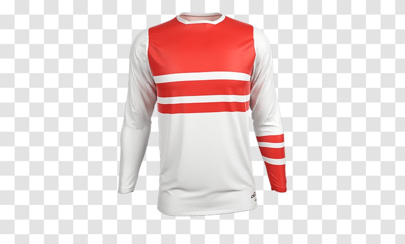 Jersey T-shirt Sweater Motocross Sleeve - Sport Transparent PNG