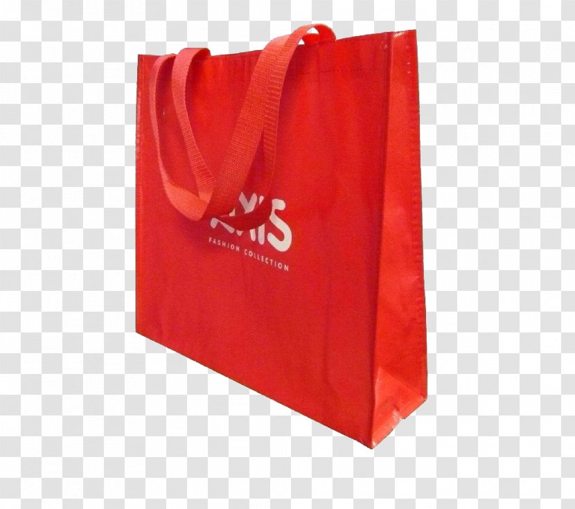 Nonwoven Fabric Textile Reusable Shopping Bag - Brand - Red Non-woven Bags Transparent PNG