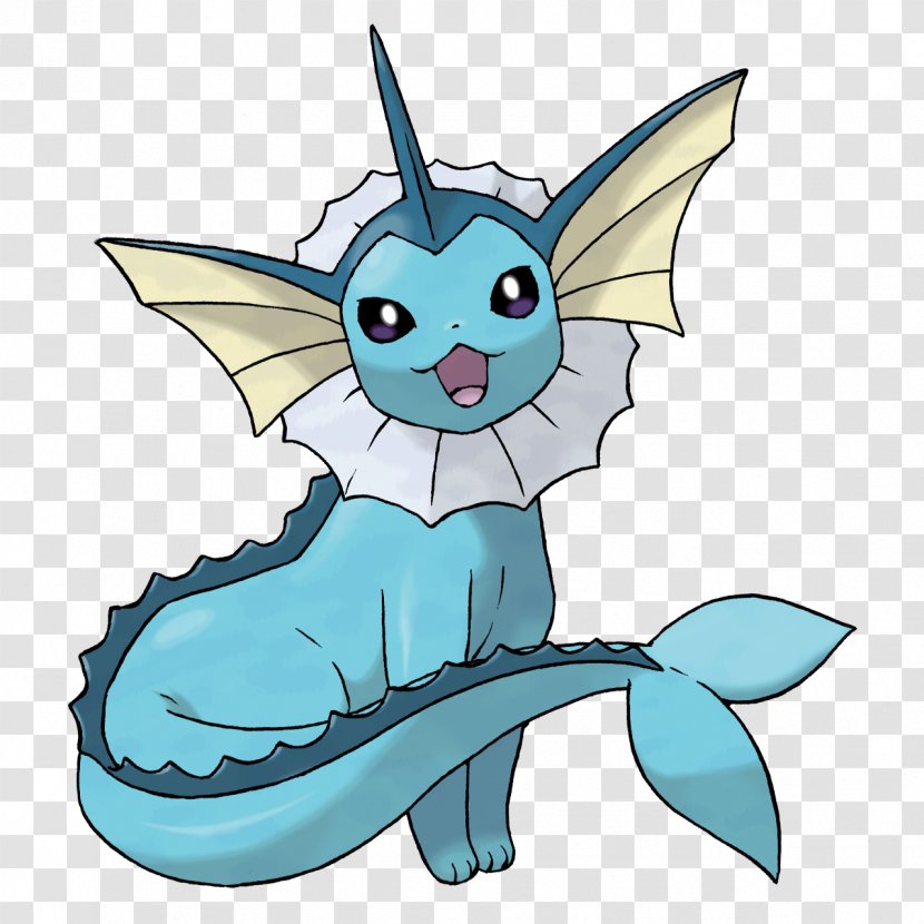 Vaporeon Eevee Jolteon Pokémon - Invertebrate - Water Gun Transparent PNG