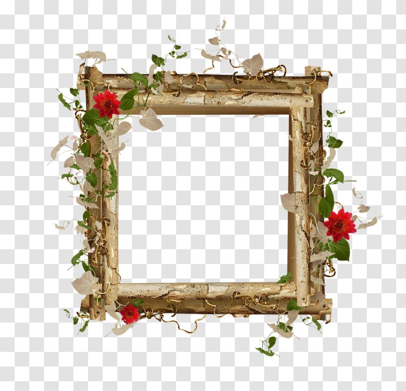 Decoupage Picture Frames Clip Art - Floral Design - Flower Transparent PNG