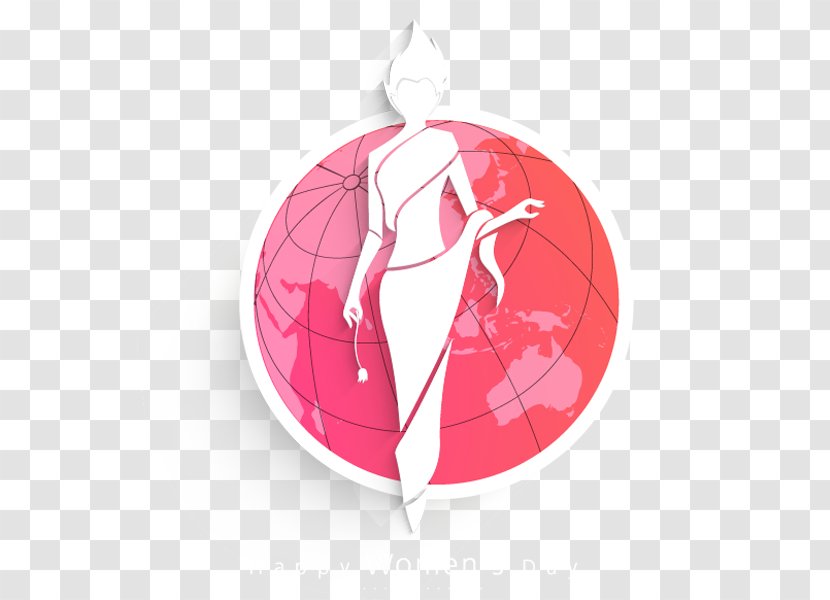 International Womens Day Woman Illustration - Pink - Women 's Women' S Transparent PNG