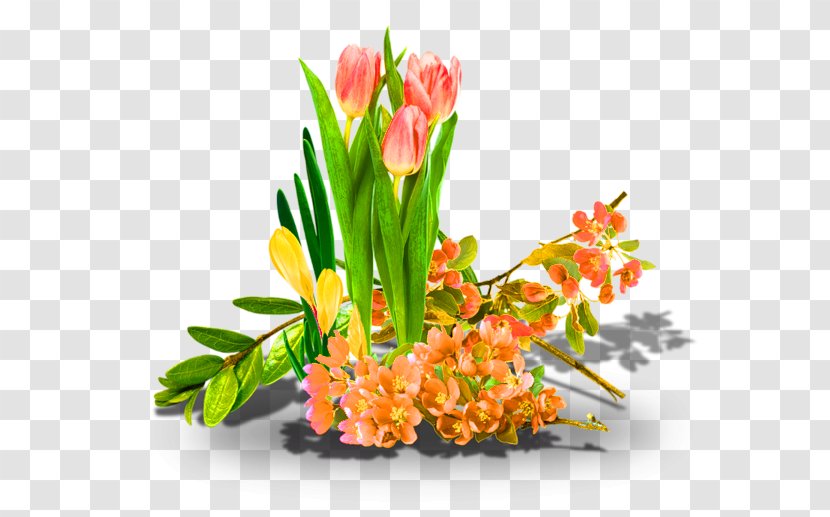 Flower Tulip Spring Clip Art - Flowerpot Transparent PNG