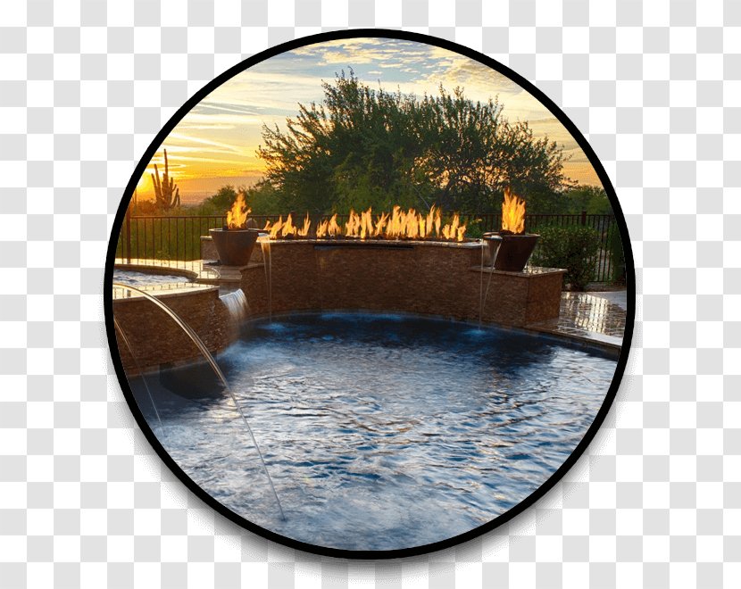 Swimming Pool Azalea Pools Reflecting Deck - Spa - Tiles Transparent PNG