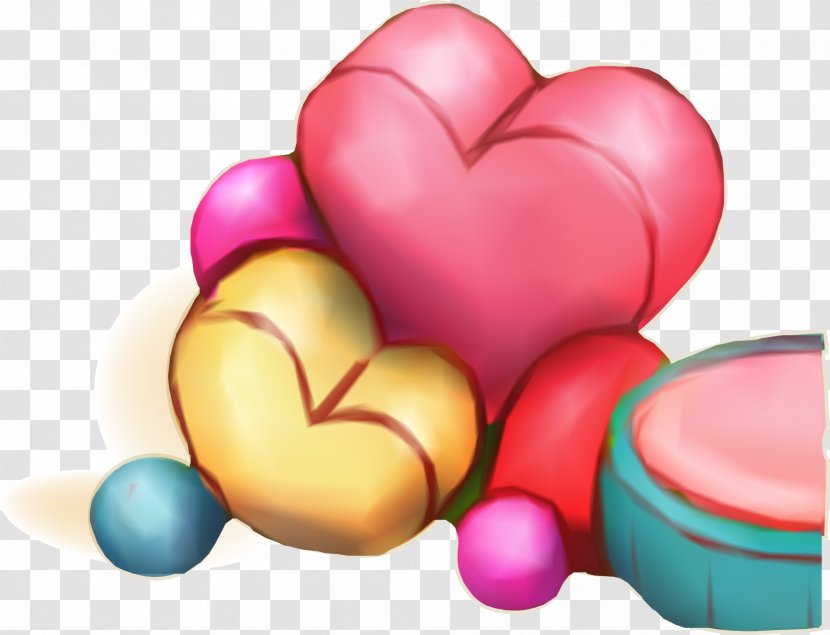 Heart Candy - Cartoon - Hand Painted Love Transparent PNG