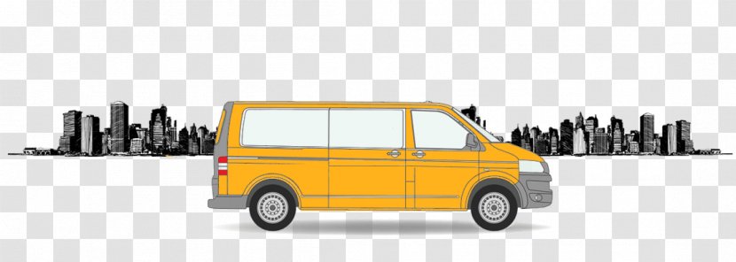 Compact Van Car Commercial Vehicle - Taxi App Transparent PNG