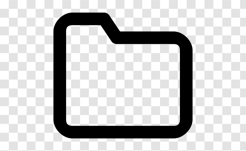 Button - Rectangle - Black And White Transparent PNG