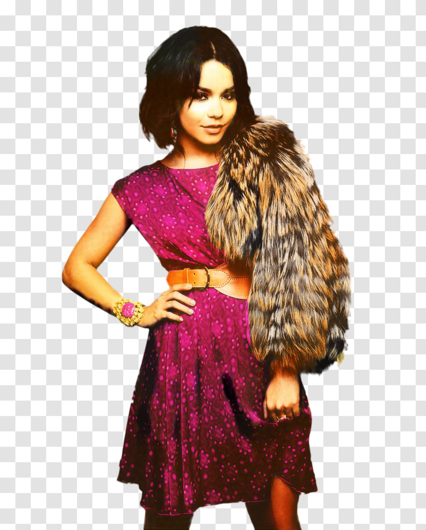 School Background Design - Vanessa Hudgens - Model Fur Clothing Transparent PNG