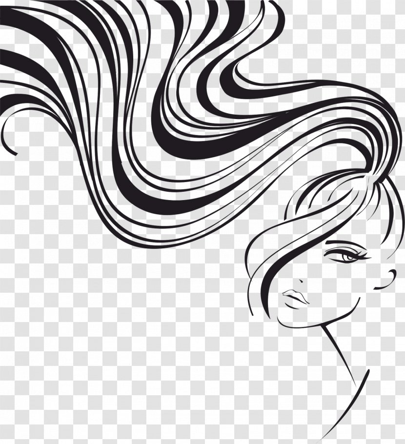 Hairstyle Beauty Parlour Woman - Cartoon - Hairdressing Transparent PNG