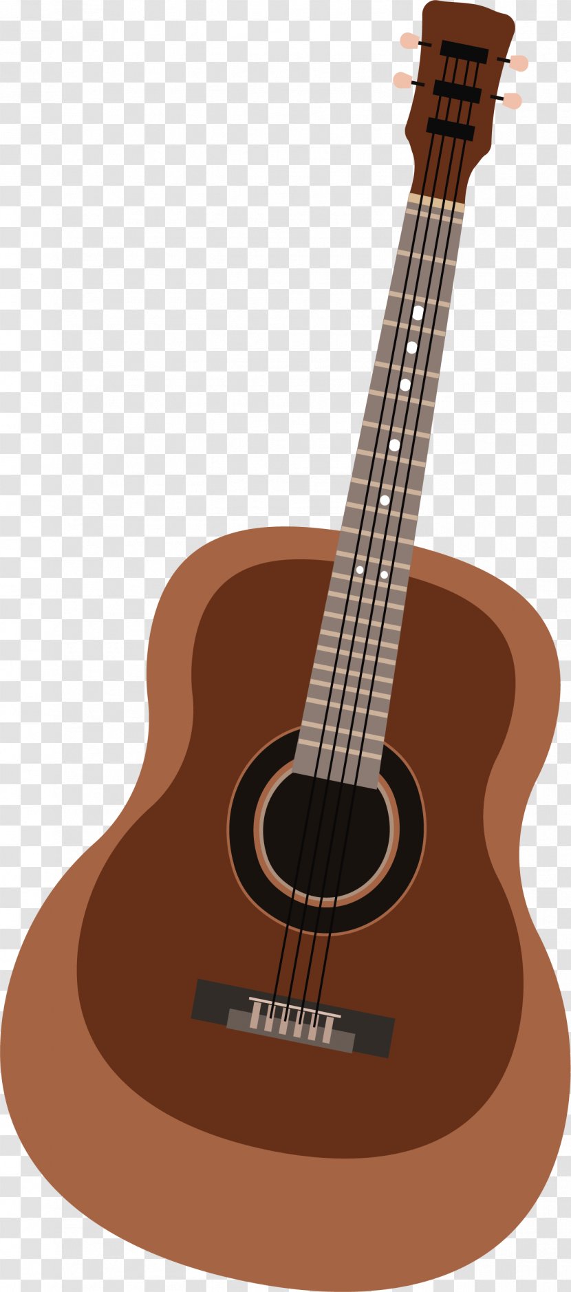 Acoustic Guitar Ukulele - Tree - Wooden Transparent PNG