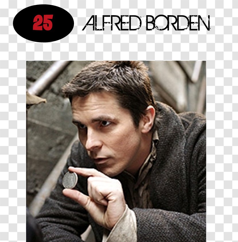 The Prestige Christian Bale Robert Angier YouTube Alfred Borden - Dark Knight Transparent PNG