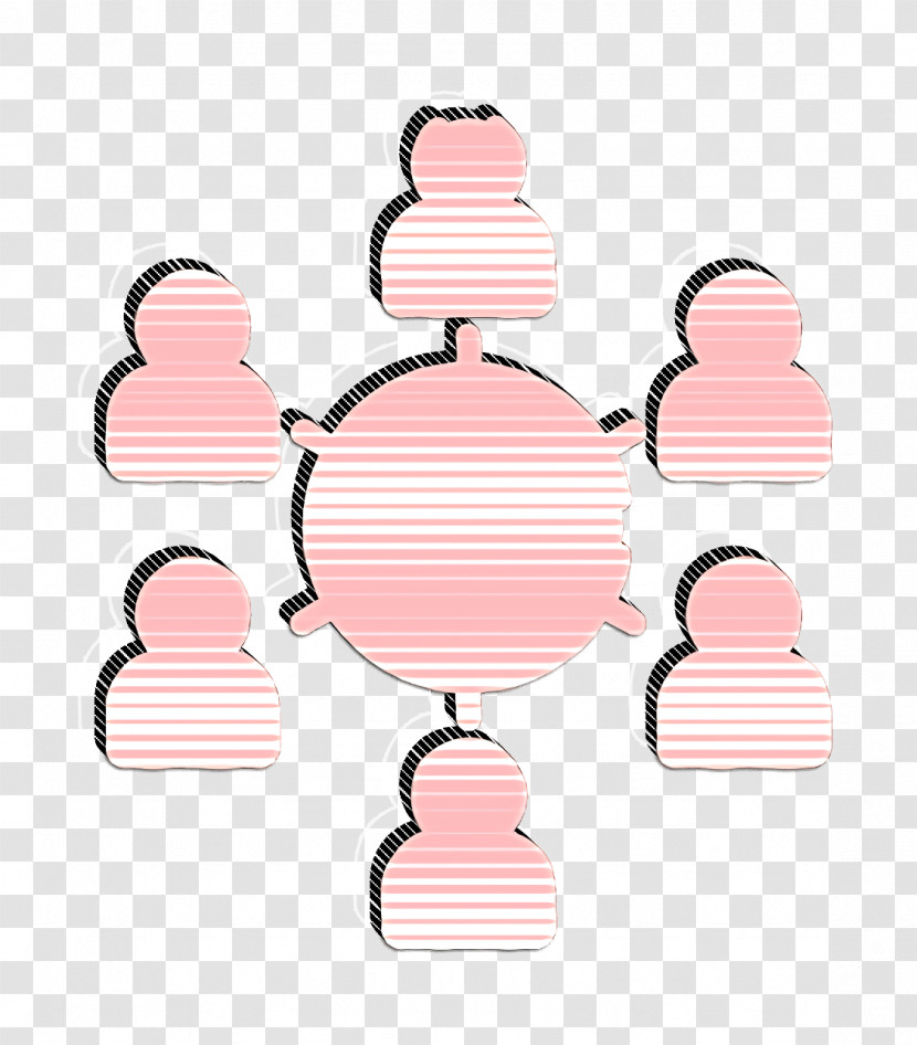 Strategy & Management Icon Partner Icon Network Icon Transparent PNG