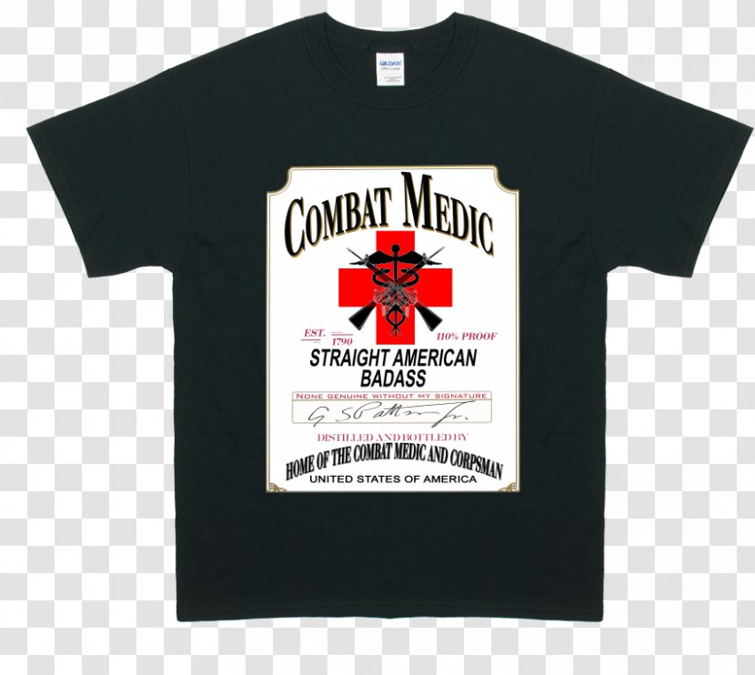 T-shirt Combat Medic Hospital Corpsman Flight Paramedic - Tshirt Transparent PNG