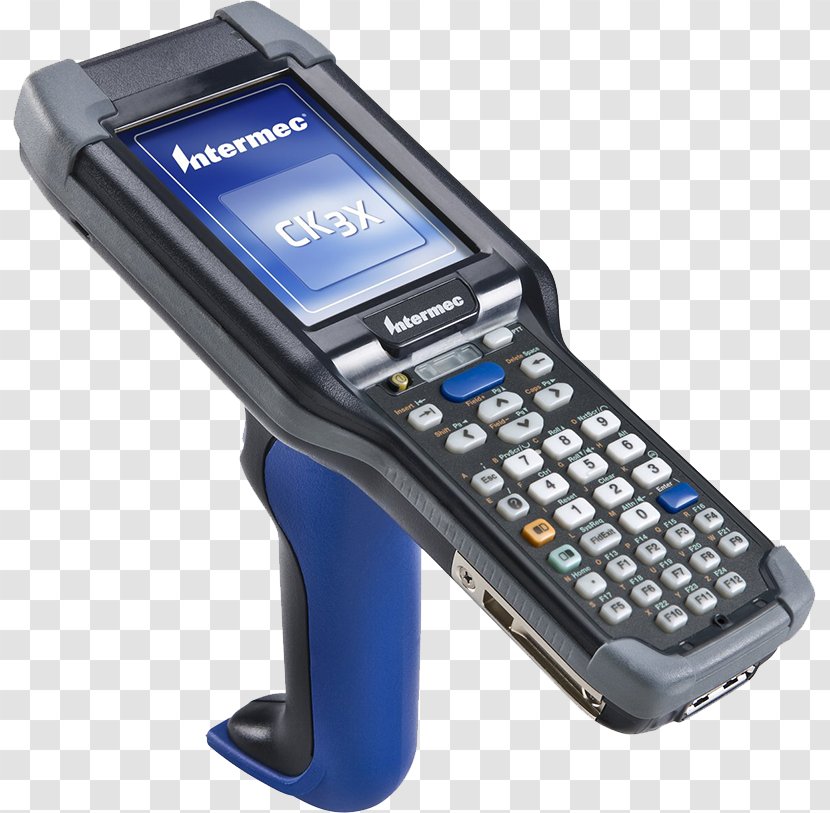 Handheld Devices Computer Barcode Scanners Image Scanner Intermec - Printer - Hand-held Mobile Phone Transparent PNG