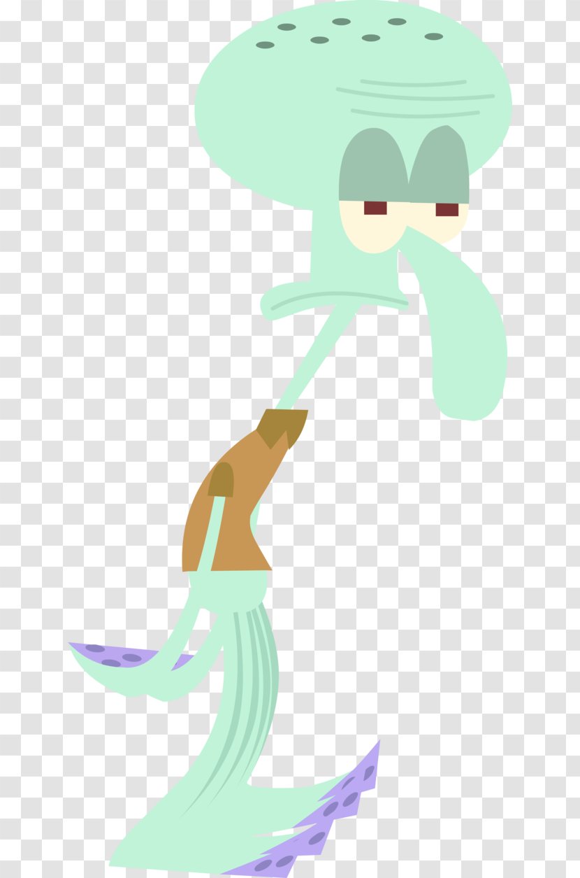 Squidward Tentacles Octopus Art - Mythical Creature Transparent PNG