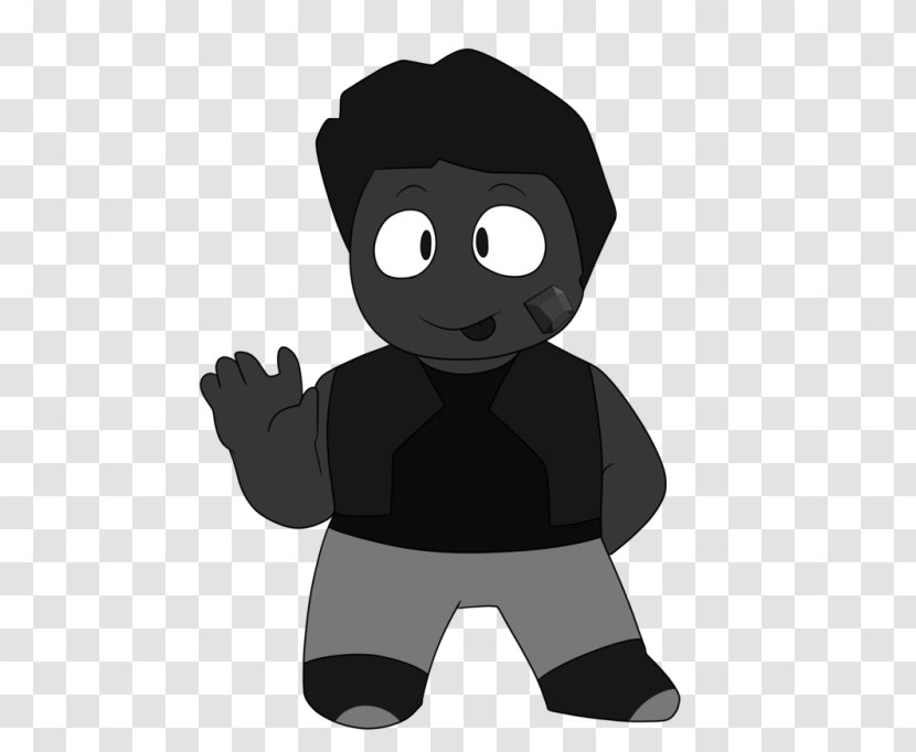 Mammal Cartoon Human Behavior Silhouette Character - Black And White - Coal Mine Transparent PNG