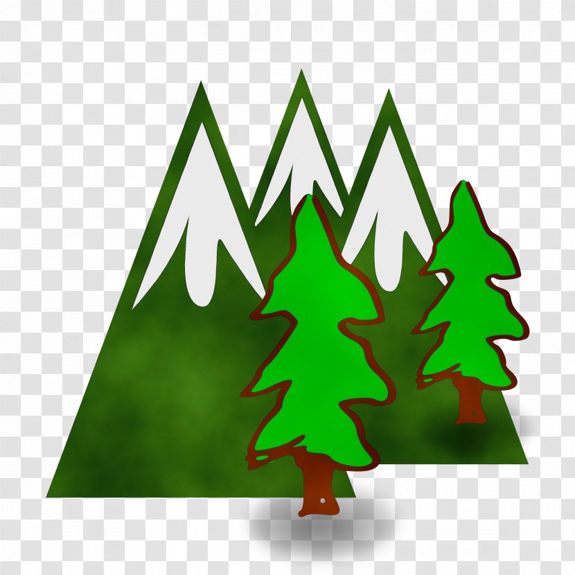 Mountain Transparency Design Silhouette - Pine Family - Logo Interior Transparent PNG