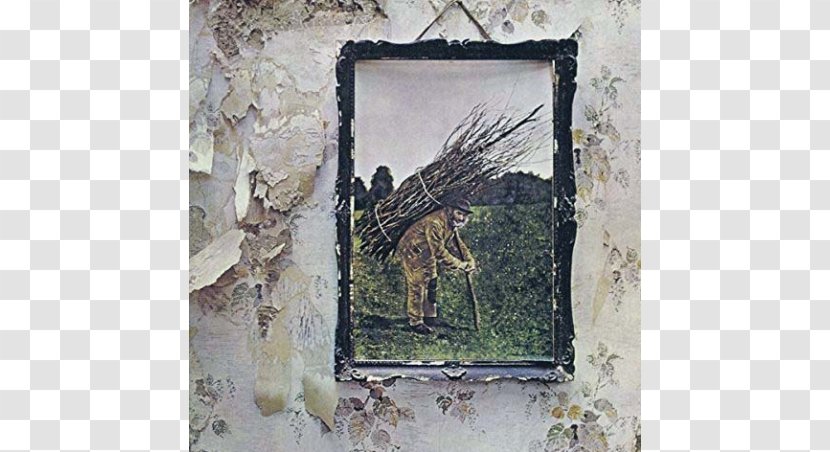 Led Zeppelin IV LP Record II Phonograph - Heart - Silhouette Transparent PNG