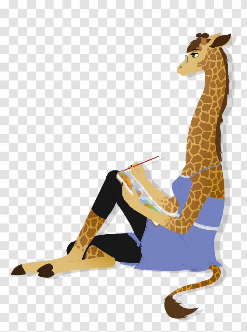 Giraffe Work Of Art Painting Artist Transparent PNG