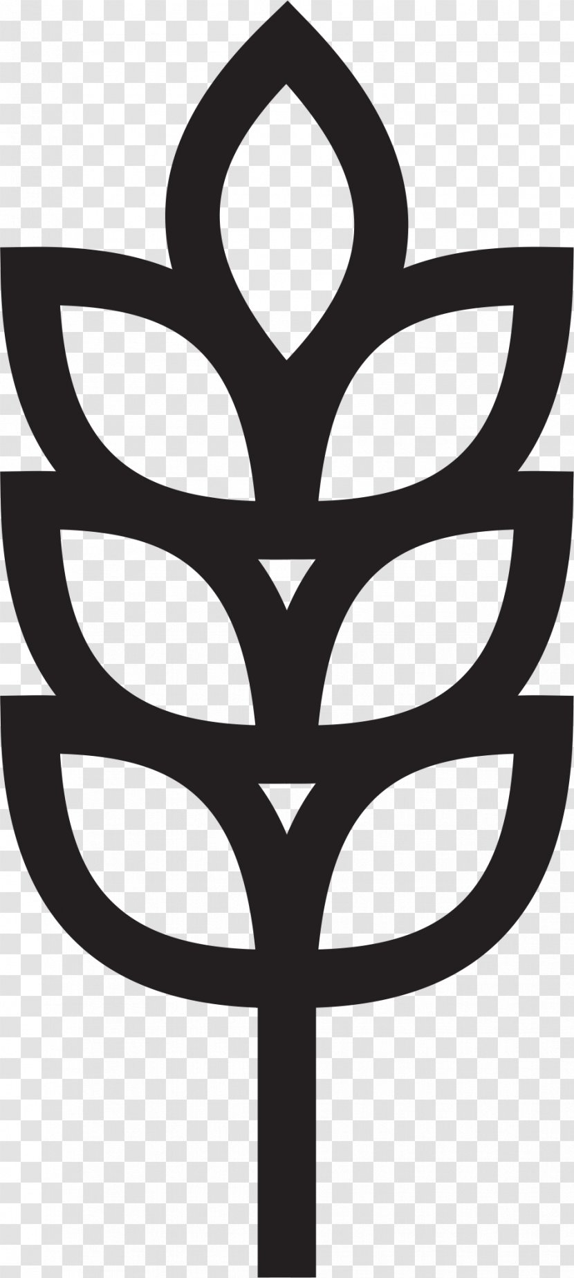 Beer Brewing Grains & Malts Barley Symbol - Monochrome Photography Transparent PNG