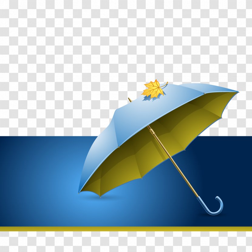 Umbrella Download - Cdr - Blue Vector Material Transparent PNG