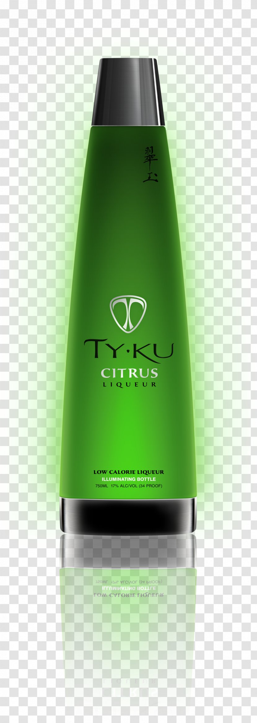 Liqueur Sake Nigori Distilled Beverage TYKU - Citrus - Bottle Transparent PNG